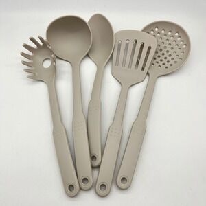 Granitestone Kitchen Desert Collection Utensil Set - 5 Piece Spoon Spatula Ladle